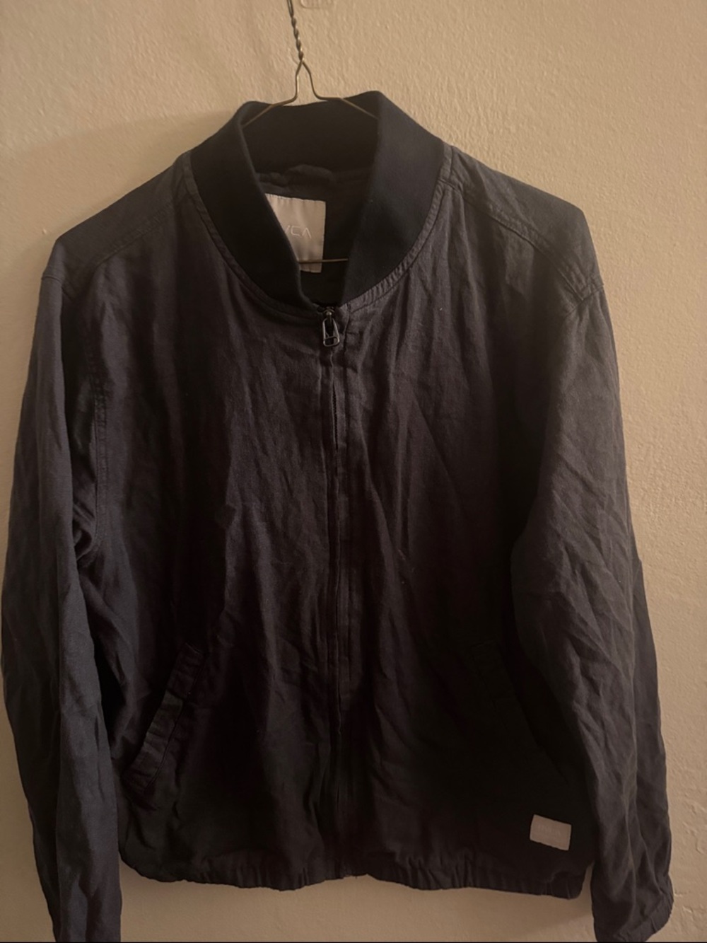 RVCA Men's Gray Bomber Jacket